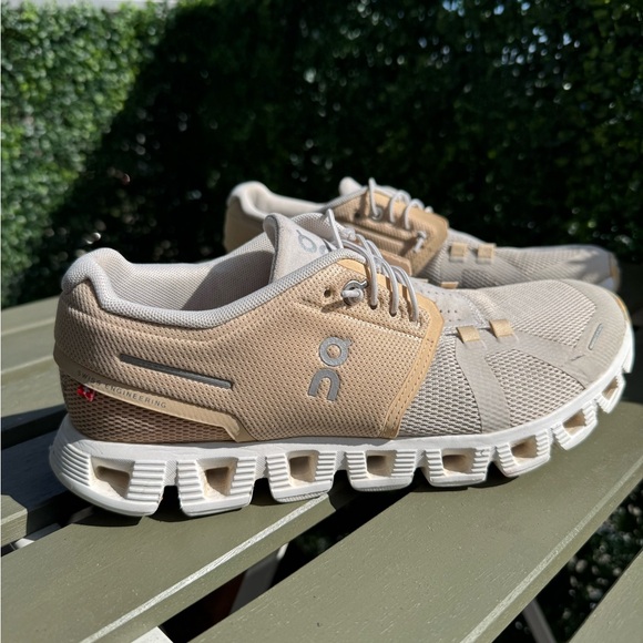 On Running Shoes - On Running Womens Tan Athletic Shoes